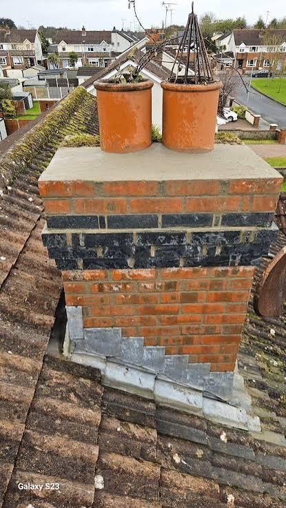 Detailed chimney stack repair typical of Stoneygate period homes
